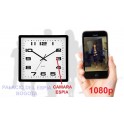 Reloj de pared espia
