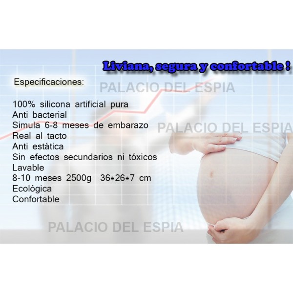 Vientre de embarazo falso, silicona artificial Peru